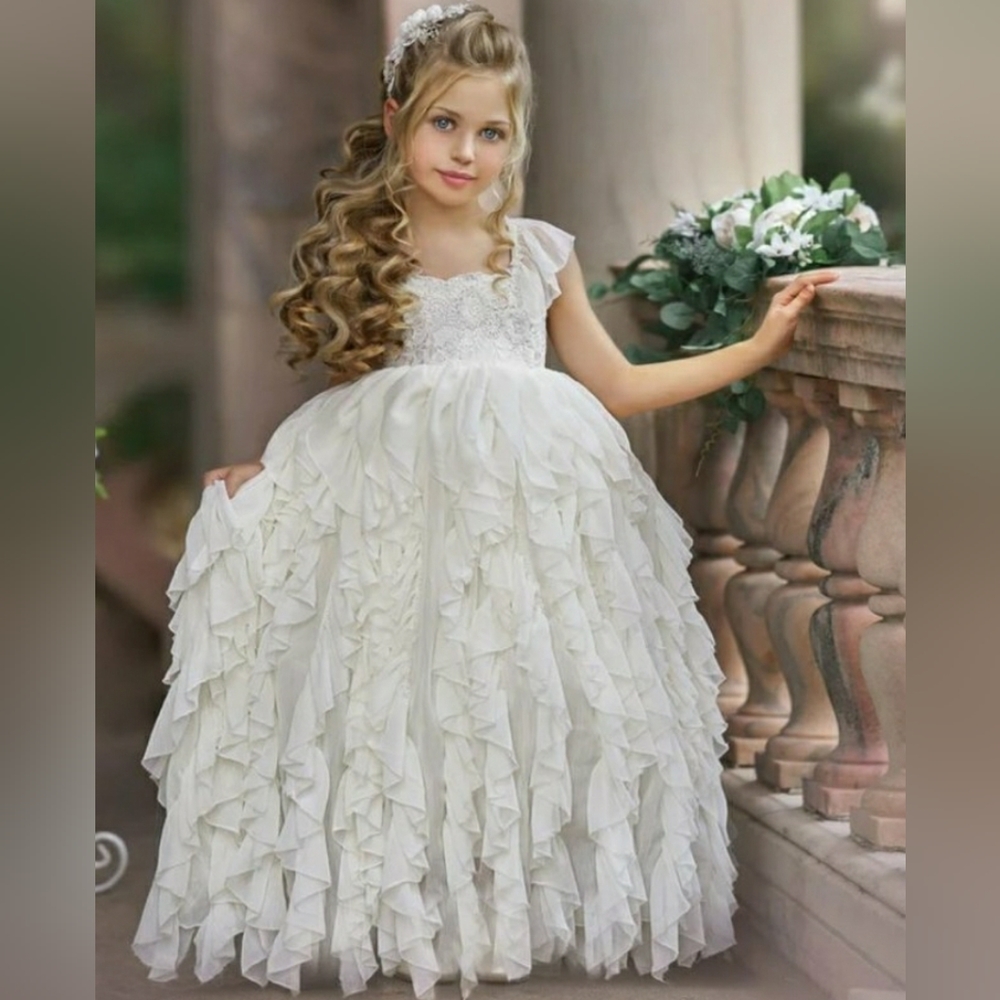 DOLLCAKE limited edition frothy frock Ivory DRESS 4 5 6 7 8 10 - Picture 1 of 12